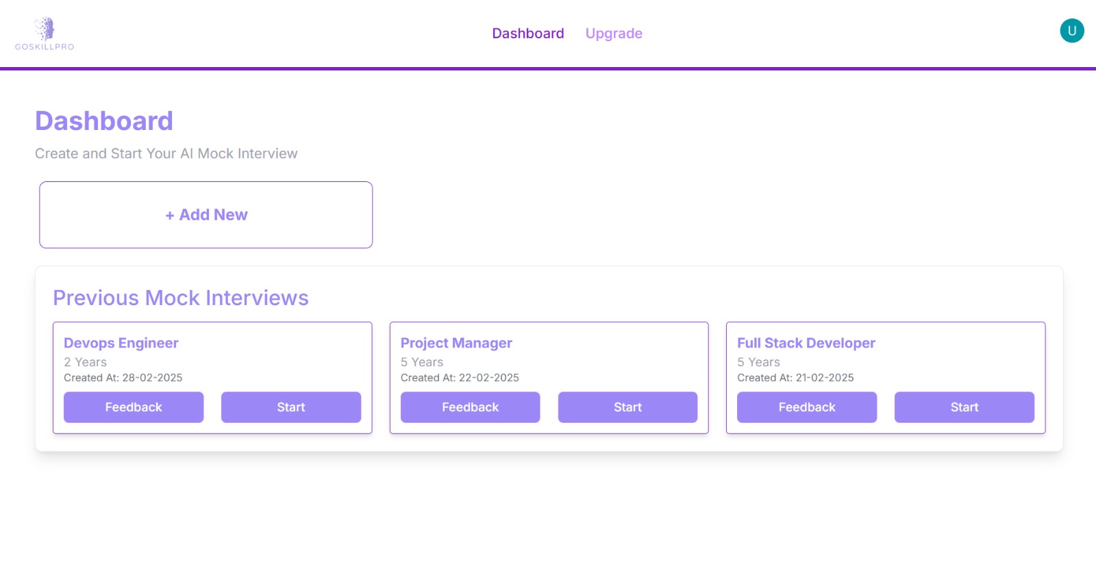 Dashboard preview 4
